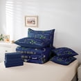 thumbnail image 6 of Homewish Rugby Gamer 7-Piece Bedding Comforter Set,Football Sports Game King Bedding Sets,Green Blue Bed Sheets For Kids,Super Cozy Room Decor Reversible, 6 of 8