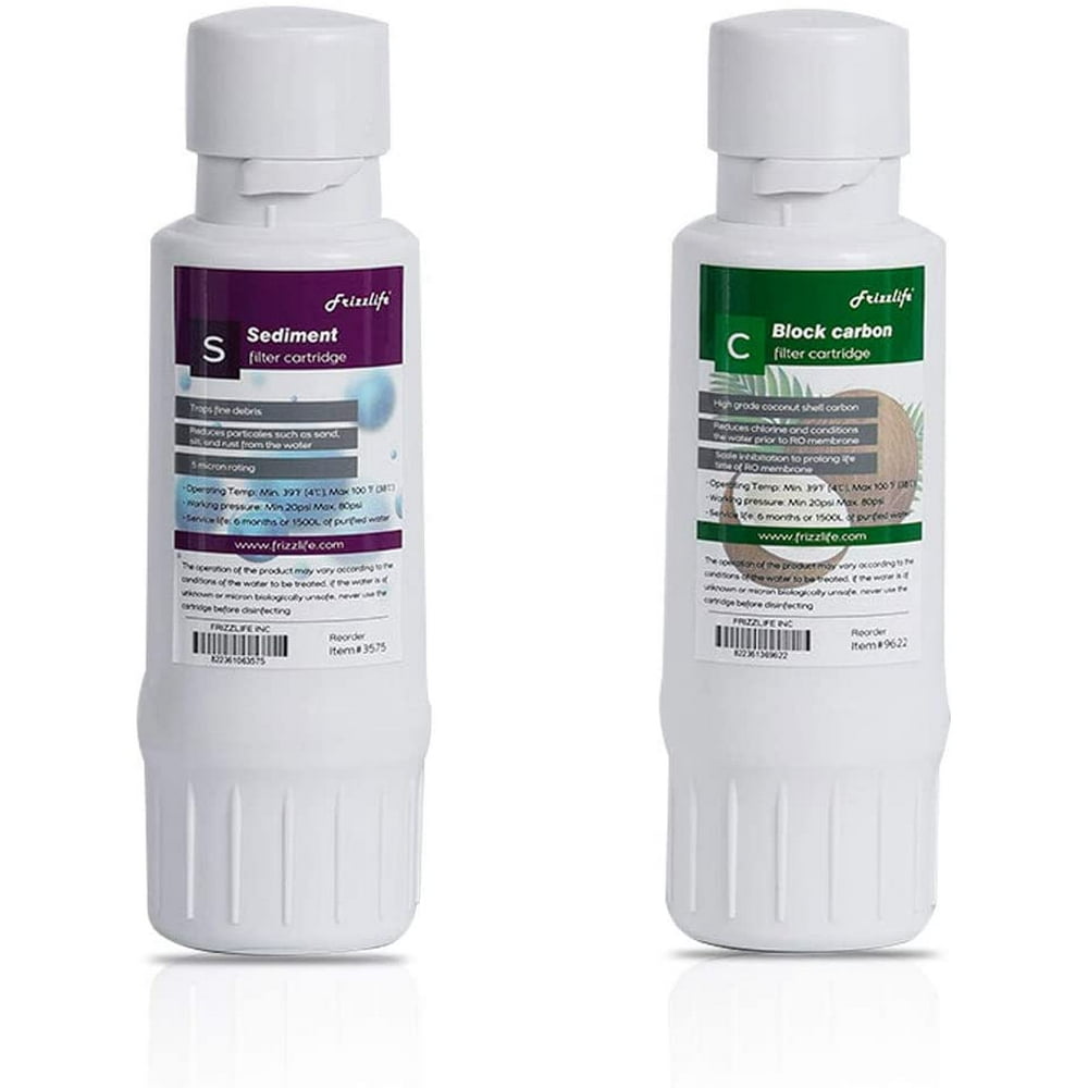 Frizzlife W5002 Water Filter Replacement Cartridge for WA99 RO Reverse