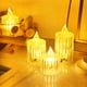 thumbnail image 5 of Fiudx Vela de Té Led Sin Llama, Efecto Parpadeante Realista, Diseño Seguro a Pilas, Elegante Decoración para El Hogar, Iluminación para Bodas, Luz Blanca Cálida, 3 Tamaños Disponibles, 5 of 7