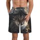 thumbnail image 1 of Fotbe Pilot Cat In Vintage Plane Trajes de Baño Estampados para Hombre, Shorts de Verano de Secado Rápido, Ropa de Playa, Bañadores-Large, 1 of 6