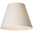 thumbnail image 3 of Springcrest Off White Small Lamp Shade 6" Top x 11" Bottom x 8" High x 8.5" Slant (Spider) Replacement with Harp and Finial, 3 of 6
