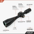 thumbnail image 3 of Athlon Optics Argos HMR Rifle Scope 4-20x 50mm Illuminated AHMC Reticle Matte Black, 3 of 6