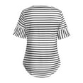 thumbnail image 5 of asdoklhq Maternity Clothes for Women,Womens Nursing Round Neck Short Sleeve Round Neck Breastfeeding Blouse, 5 of 6