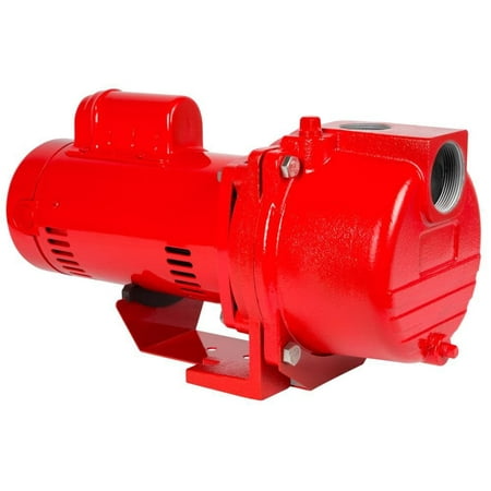 red lion 97101001 rl-sprk100 115/230 volt 1 hp 63 gpm cast iron sprinkler/irrigation pump with thermoplastic impeller