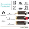 thumbnail image 1 of FosPower Y Adapter [8 pulgadas] 1 RCA (macho) a 2 RCA (hembra) Adaptad, 1 of 2