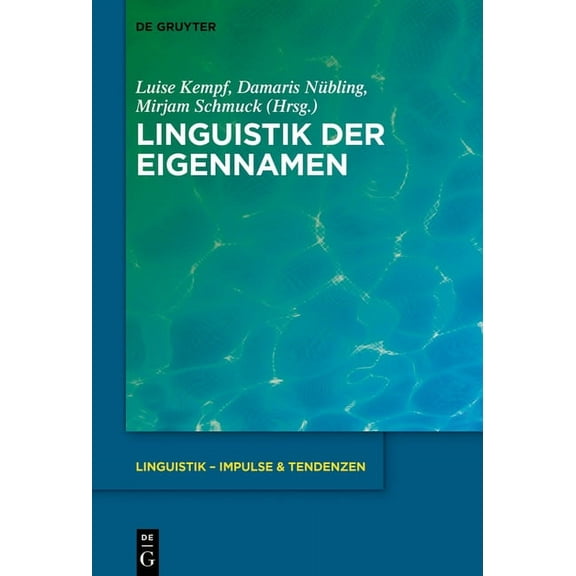 Linguistik - Impulse & Tendenzen Linguistik der Eigennamen, Book 88, (Paperback)