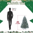 thumbnail image 3 of 120cm Full Hard Needle Christmas Tree - Premium Indoor Holiday Decor, 3 of 9