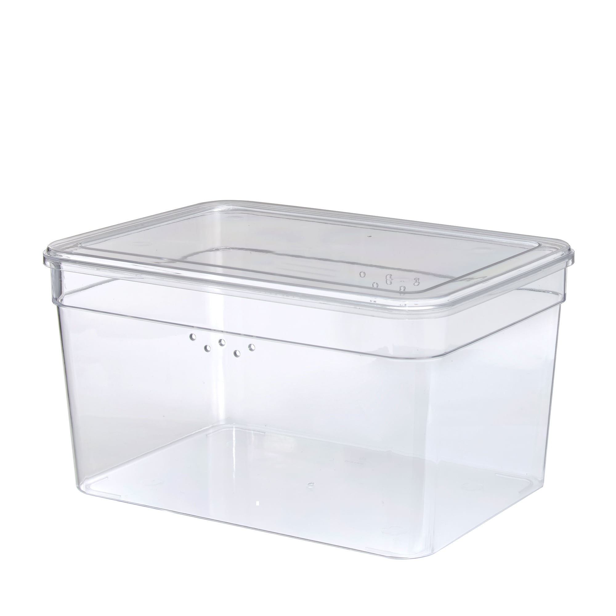 Mainstays Extra Tall Clear Shoe Box with Lid, Plastic