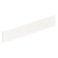 22"x4" Pure White Quartz Vanity Top Side