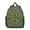 Football Field Green, variant on Football Icon White Pattern Backpack for School, Cute School Bag with Adjustable Shoulder Straps and Padded Back, 13.8"x11.4"x6"