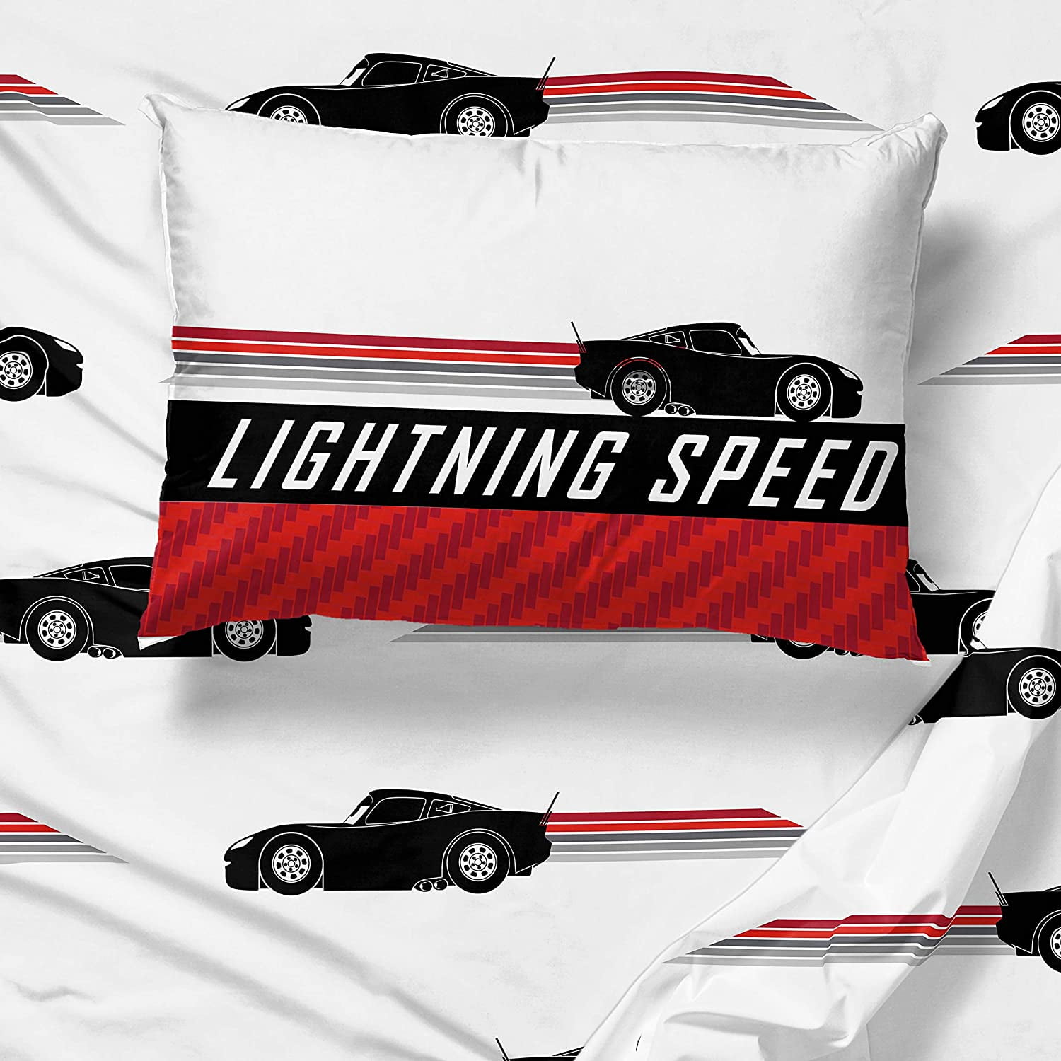 SURJDE Disney Pixar Cars Racing Machine 5 Piece Twin Bed Set Includes Comforter Sheet Set Bedding Features Lightning McQueen Super Soft Fade Resistant Microfiber Official Disney Pixar Produ Walmart