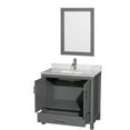 thumbnail image 2 of Wyndham Collection WCS141436SKGCMUNSM24 Sheffield 36" Free Standing Single Basin Vanity, 2 of 3