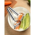 thumbnail image 6 of 1pc Three in one, Fruit Peeler, Stainless Steel Vegetable Peeler, Potato Peeler, Vegetable Graters, Fruit Grater, Multifunctional Vegetable Cutter, Fruit Slicer, Potato Slicers, Melon Planer, Fruit Sk, 6 of 11
