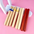 thumbnail image 3 of PAMINGONO 1 Paire de Baguettes de Percussion Rythmique Rouge Foncé pour Musique.86x0.79x0.79 Po, 3 of 8