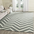 thumbnail image 2 of Safavieh Cambridge 6' X 9' Hand Tufted Wool Rug in Dark Gray and Ivory, 2 of 5