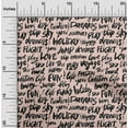 thumbnail image 2 of oneOone Georgette Viscose Peach Fabric Text Sewing Craft Projects Fabric Prints By Yard 42 Inch Wide-KP, 2 of 5