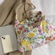 thumbnail image 4 of Bolso Mano Lona Floral Compras Hombro para Mujer (colorido), 4 of 8