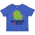 thumbnail image 3 of Inktastic Grandpa Loves Me Frog Boys or Girls Toddler T-Shirt, 3 of 5
