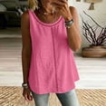 thumbnail image 7 of FNFYFH Womens Tank Tops Sleeveless Scoop Neck Loose Fit Casual T Shirt Summer Beach Flowy Tank Top, 7 of 7