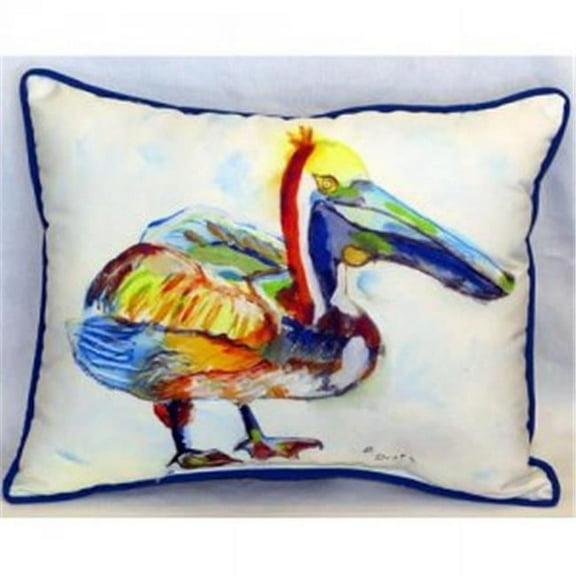 Heathcliff Pelican Indoor & Outdoor Throw Pillow, 20 x 24 in.