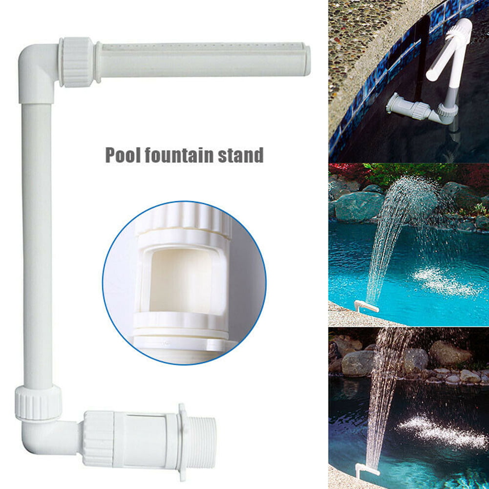 Adjustable Swimming Pool Waterfall Fountain Water Fall Spay Stand Tube Equipment 