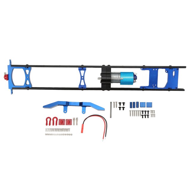 Chasis de Metal RC, accesorios de coche de Control remoto de alta simulación para Naughty Dragon B16R 1 azul