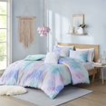 thumbnail image 2 of Ensemble de Couette Imprimée 100 pour Cent Polyester Aqua, 2 of 15