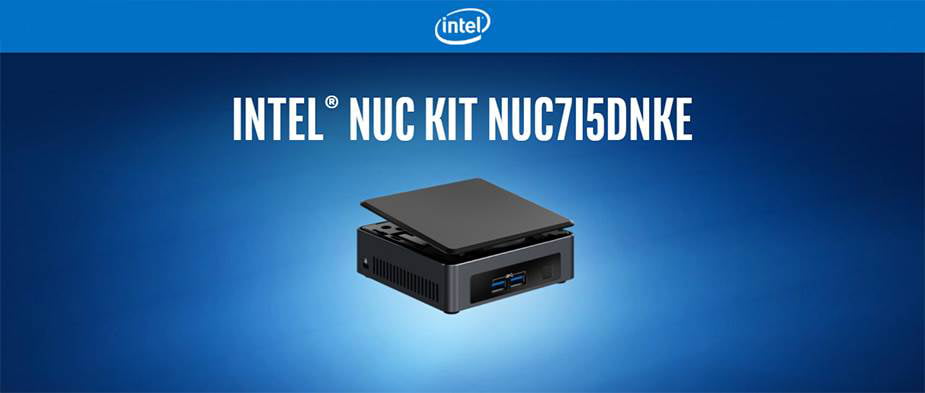 Intel NUC NUC7i5DNKE Mini PC/HTPC, Intel Dual-Core i5-7300U Upto 3.5GHz,  16GB DDR4, Samsung 970 EVO NVMe 500GB SSD, Wifi, Bluetooth, 4k Support,  Dual 