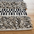 thumbnail image 3 of SAFAVIEH Natura Nadia Geometric Cotton Area Rug, Black/Ivory, 4' x 6', 3 of 8