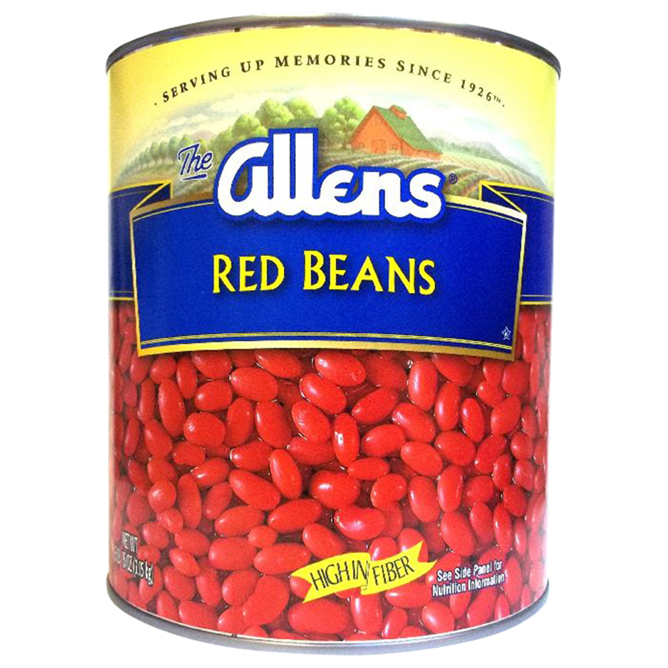 Allens Canned Red Beans, 111 oz Can