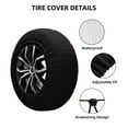 thumbnail image 2 of Lsque Cartoon Pride Lgbt Pattern Tire Covers - Tough Tire Wheel Protector for Truck, SUV, Trailer, Camper, RV-14 inch, 2 of 6