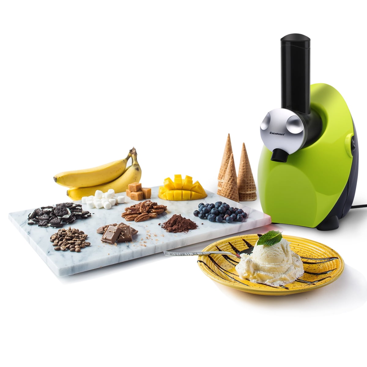 Homemade Frozen Fruit Yogurt Dessert Maker, Automatic Healthy Ice Cream Maker Electric Machine