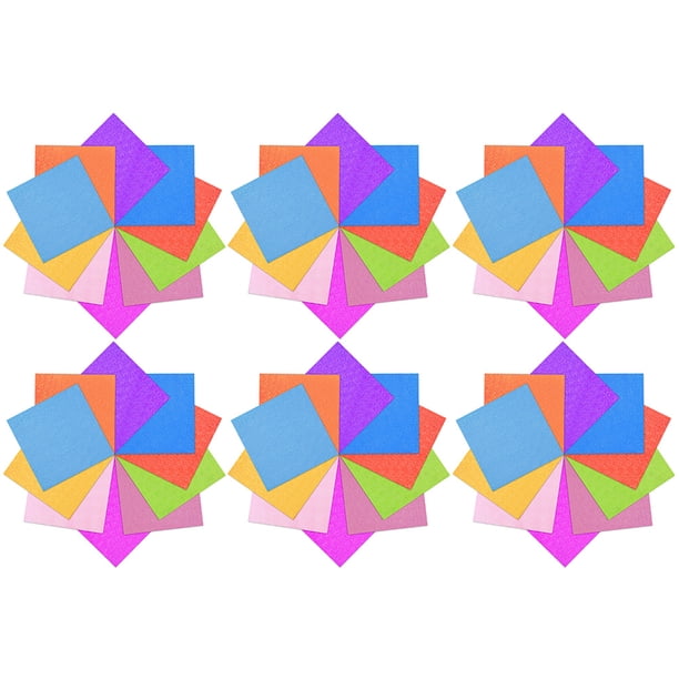 300 hojas de papel para origami, cuadradas y plegables, para manualidades y bricolaje.