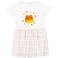 thumbnail image 3 of Inktastic Cute Halloween Candy Corn Girls Toddler Dress, 3 of 5