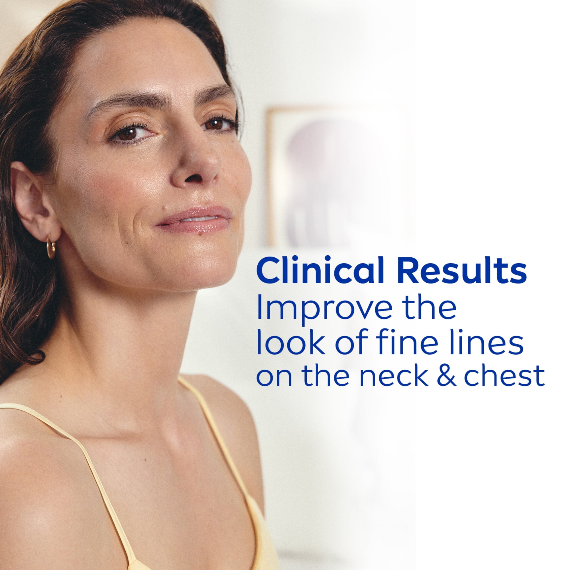 NIVEA Anti-Wrinkle Neck & Chest Cream, Skin Firming Body Cream with Q10 and Creatine, 6.7 oz