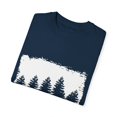 thumbnail image 3 of Hilarious Fir Tree Cedar Wood Wanderer Lover Novelty Travelling Enthusiast Men Women Unisex Garment-Dyed T-shirt, 3 of 4