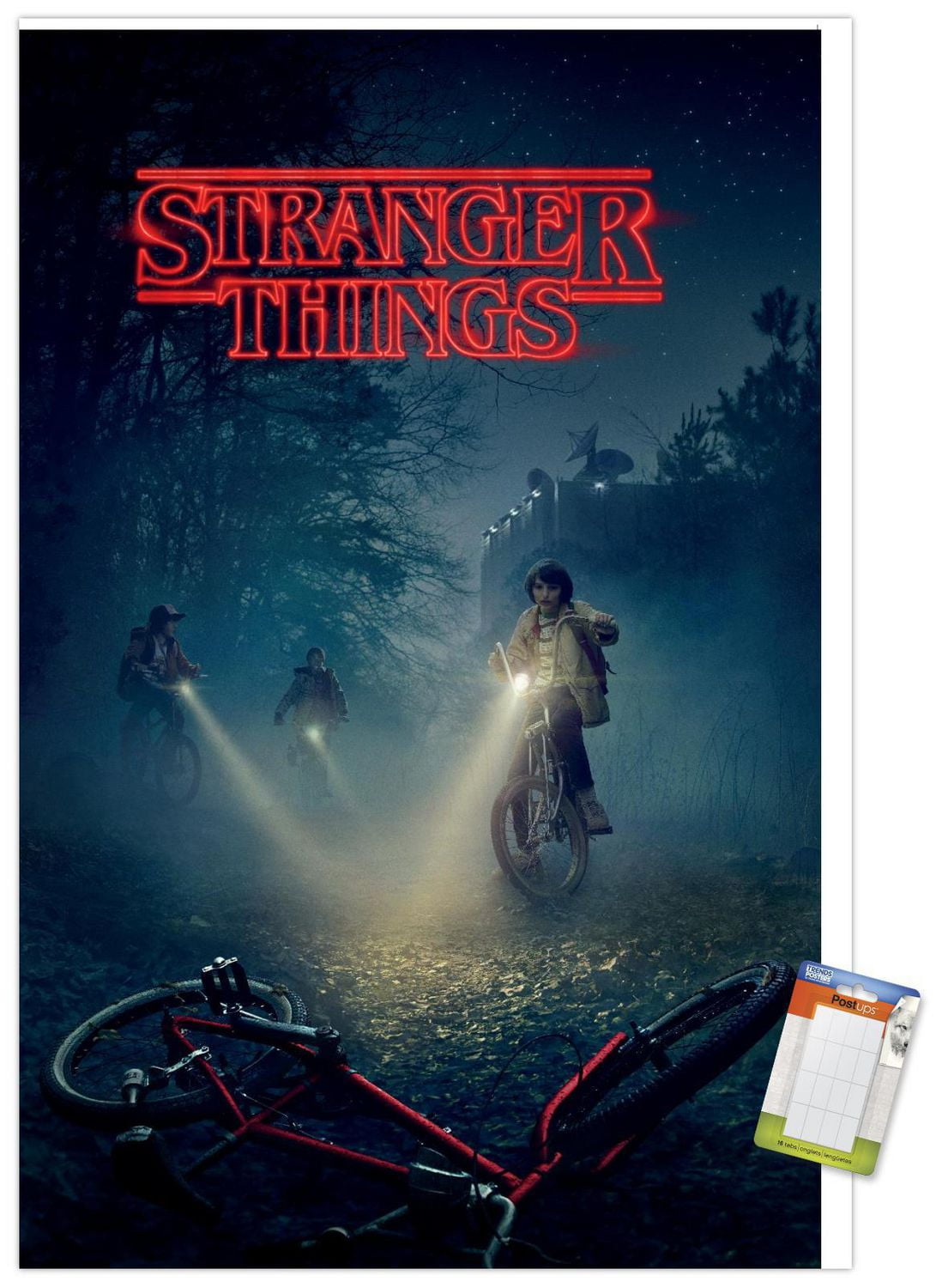 Netflix Stranger Things - Bikes Wall Poster, 22.375" x 34"