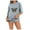 Light Blue, variant on Puliio Oversized T Shirts For Women Sun And Moon Graphic Tee Casual Crewneck Short Sleeve fasion Retro Gray Tops