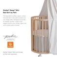 thumbnail image 3 of Faldón de cama Stokke Sleepi Mini Pehr V3 de algodón orgánico suave, gris, 3 of 7