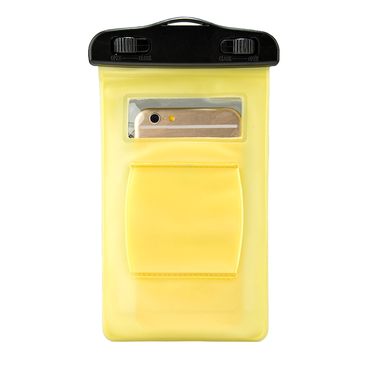 Premium Waterproof Interlocking Seal Carrying Case for Apple iPhone 8 Plus / 7 Plus / 6 Plus with Fastening Strap