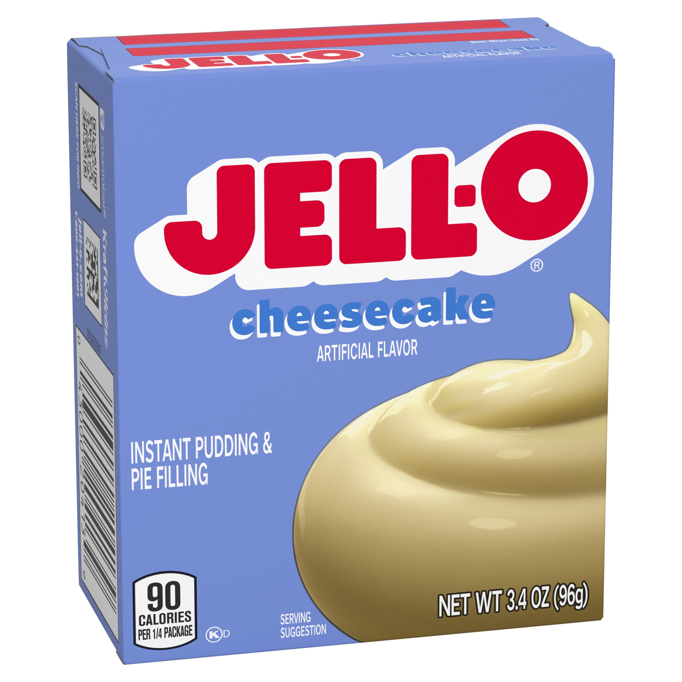 Jell-O Cheesecake Instant Pudding & Pie Filling Mix, 3.4 oz Box