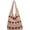 Beige, variant on Love Heart Arrange Dough Twists Y2K Knitted Tote Bag Women Knitting Wool Handbag Purse Winter Warm Shoulder Bags