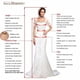 thumbnail image 4 of Bealegantom-Vestidos cortos de tul con cuello en V para fiesta de cóctel, corte en A, lentejuelas, cuentas de cristal, Mini vestido de graduación QA2327, 4 of 5