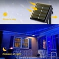 thumbnail image 2 of Guirnalda de luces solares Estrella, paquete de 2, 200 luces LED azules solares para exteriores, impermeables, 66 pies, 8 modos, alambre de cobre, para patio, jardín, decoración de Navidad, bodas y, 2 of 5