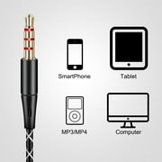 In-Ear Wired Sport Running Earphones, Earbud Ear Hook Headphone with Mic & 3.5mm Jack, Waterproof, for Workout Exercise Gym, Compatible with iPad Android Cell Phone PC