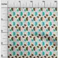thumbnail image 1 of oneOone Silk Tabby Fabric Circle Geometric Print Fabric By The Yard 42 Inch Wide, 1 of 4