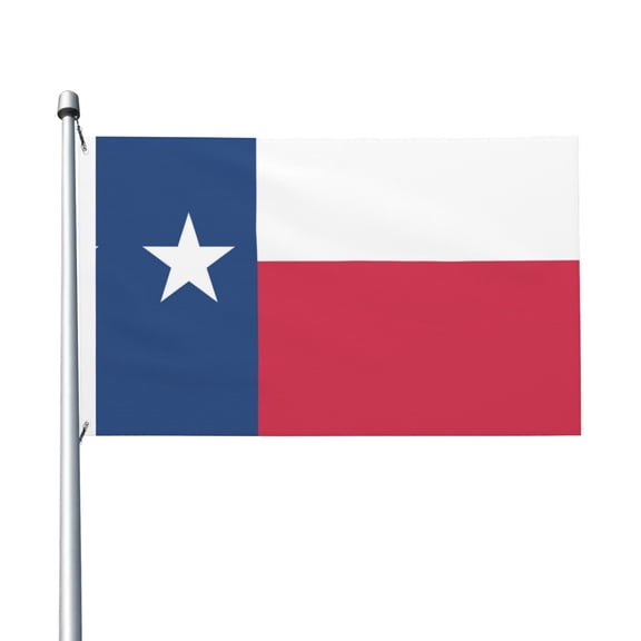 Star-Texas-Flag Flag Double Sided Printed 3x5 Ft Flag Banner Suitable For Yard Outdoor Party Decorative
