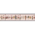 thumbnail image 2 of Multicolor Bobbers Nautical Wallpaper Border Retro Design, Roll 15' x 5'', 2 of 3