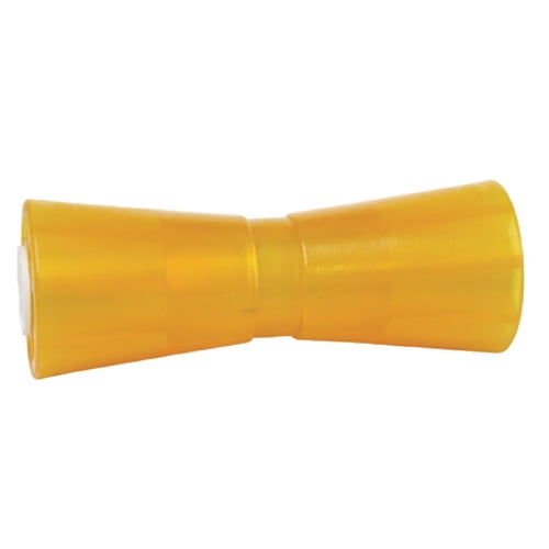 Tiedown 86169 Boat Trailer Center GuideAmber/Yellow Poly Keel Roller 10"