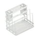 thumbnail image 4 of Escurridor de platos, estante de almacenamiento de platos con escurridor para platos, tazones, coladores de platos de 2 niveles, estante de drenaje, 4 of 8